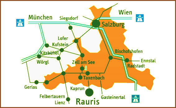Anreise - Der Weg nach Rauris